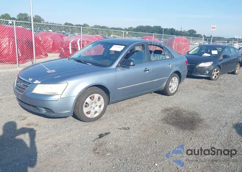 2009 Hyundai Sonata Gls из США, поврежденный, VIN 5NPET46C09H515280